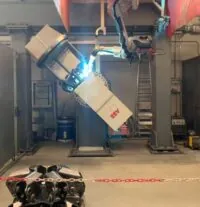 Taglio laser e saldatura robotizzata